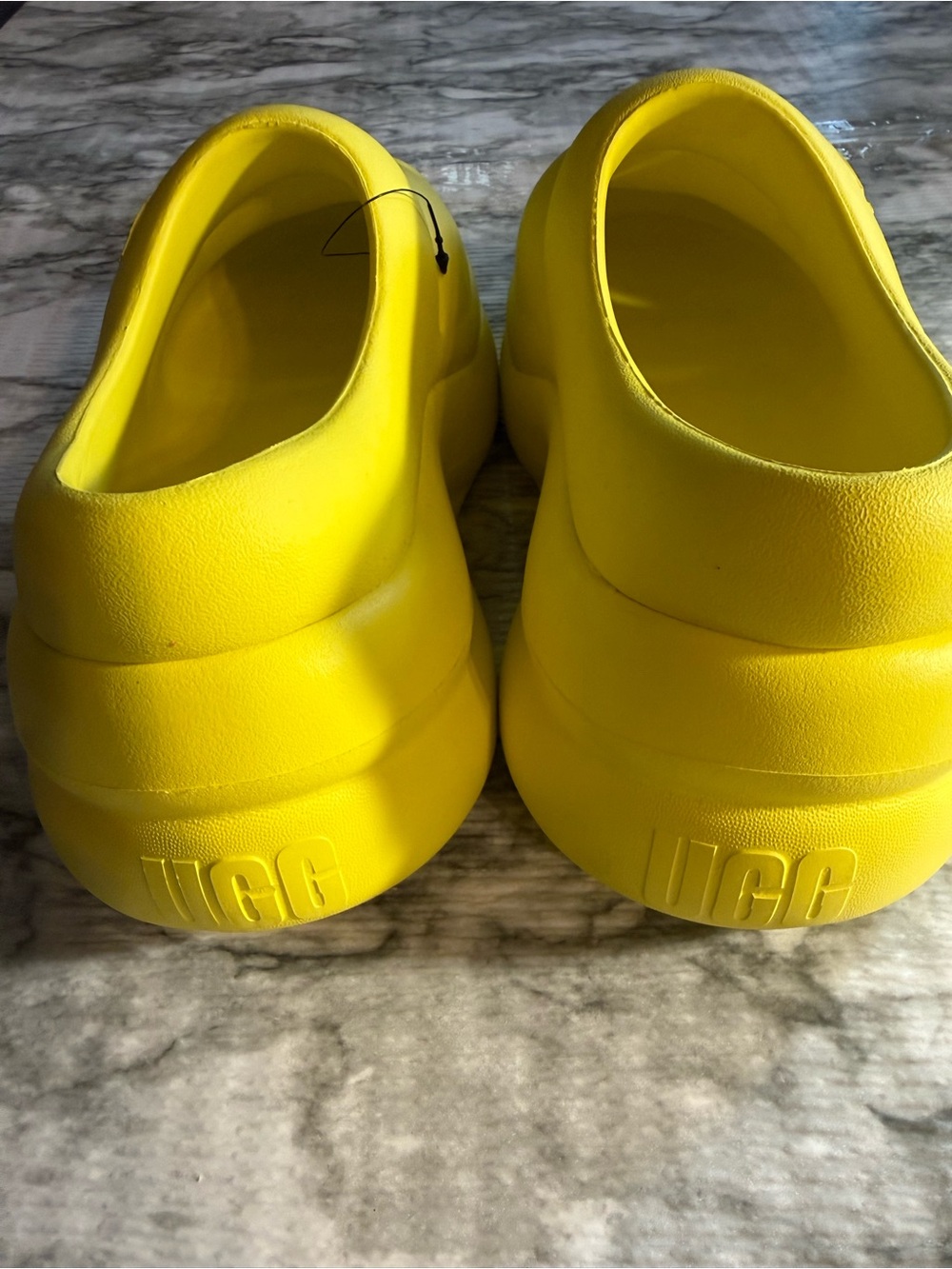 NWT Ugg Sport Yeah Clog Shoes - Bright Canary Yellow Womens Size 10 - Picture 5 of 8